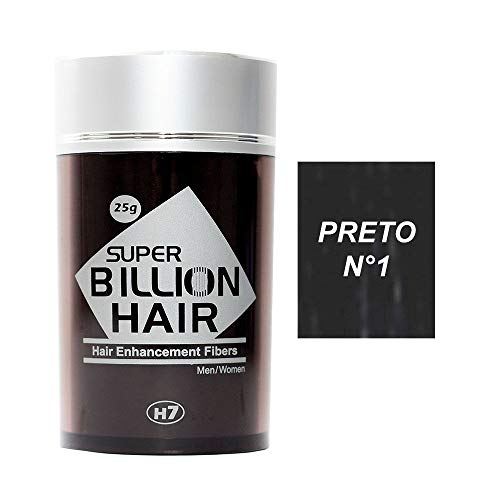 Super Billion Hair - Disfarce para Calvície 25g Preto