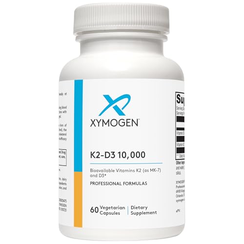 XYMOGEN K2-D3 10000 - Vitamin D3 K2 - Bioavailable Vitamin