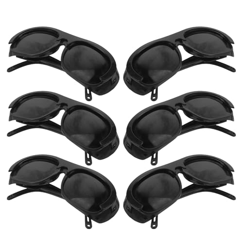 Garneck 6pcs Welding Protective Glasses Safety Goggles for Electric Arc Welding Eye Protection Eyewear with Impact Resistant Lens Suitable for Industrial and Laboratory Use
