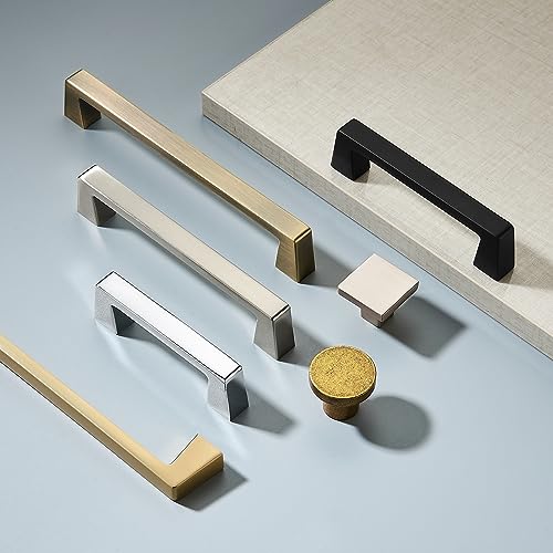 CABDM 2 Pack 12 inch Solid Matte Black Cabinet Handles Kitchen Hardware Drawers Bathroom Vanity Cabinet Door Handles by CABDM - Image 5