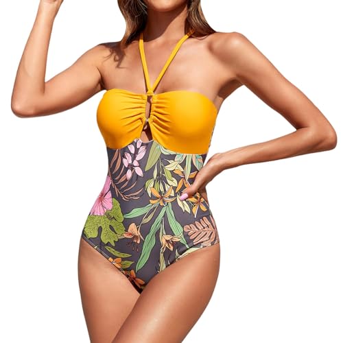 CLSDRZC Traje de baño Deportivo para Mujer, Traje de baño de una Pieza de Verano, Traje de baño Sexy Ajustado, Traje de baño de Apariencia Femenina, Traje de baño, Traje de baño para Mujer, Verano,