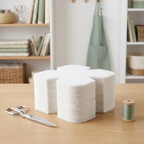 Protector de bol de fieltro blanco Gadpiparty plantilla precortada reutilizable 5