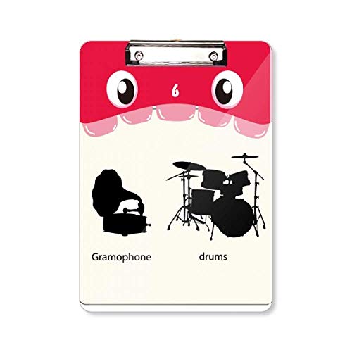 Kit de batterie d'énergie Song Music avec porte-bloc et dossier A4