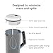 Baby Brezza Breastmilk and Formula One Step Mixer Pitcher - Large Capacity, Store 28oz at Once - Portable for Travel