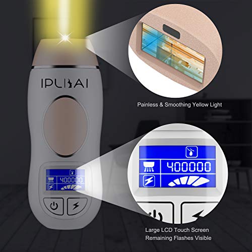 Permanent IPL Hair Removal System - IPLBAI Painless Professional Hair Remover Device for Women Facial Whole Body Home Use or Travel