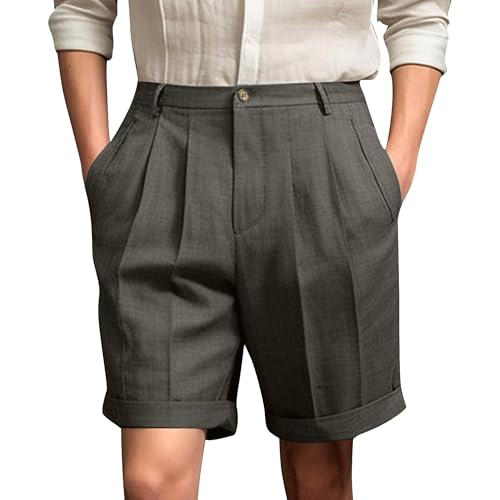 Short de algodón con bolsillos clásico para hombre miniatura 1