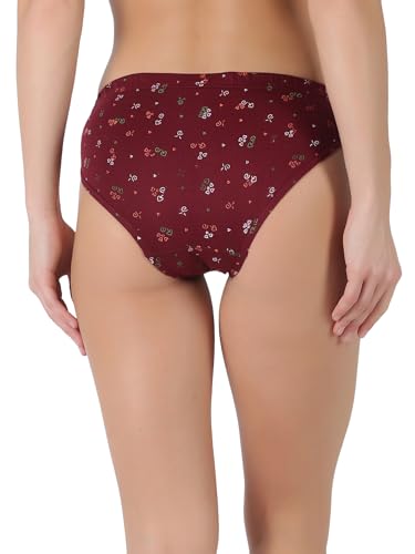 Image of Dollar Lehar Super Combed Cotton Women's Printed Hipster Panty - Actual Print May Vary