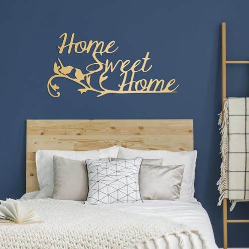 Décoration murale au-dessus du lit en métal de qualité