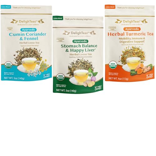 Ayurvedic Loose Leaf Bundle - Promotes Mobility, Digestion and Supports the Immune System