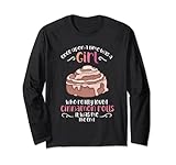 Cinnamon Roll Lover Cute Cinnamon Buns Girl Long Sleeve T-Shirt