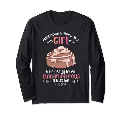 Cinnamon Roll Lover Cute Cinnamon Buns Girl Long Sleeve T-Shirt