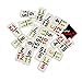 Omura Games | Double15 Pro Size Dominoes Set | Tile: White with Color Numeral