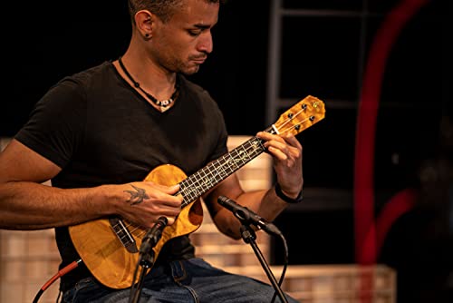 Ukulélé Concert électro-acoustique Ortega Guitars – Série Elite – housse incluse – Solid Quilted Maple (RUET-QMA) - Les Beatles, Paul McCartney, John Lennon, RIngo Starr, George Harrison Ukulélé Concert électro-acoustique Ortega Guitars - Série Elite - housse incluse - Solid Quilted Maple (RUET-QMA) – Image 5