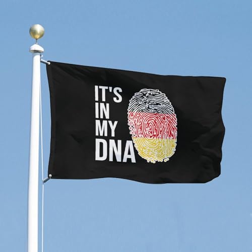 Bandera It's In My DNA Germany para jardín exterior y recuerdo textil personalizado de patio 4