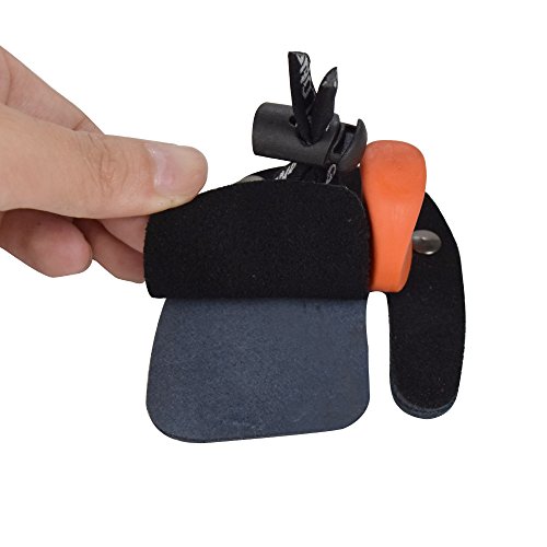 Archery Cow Leather Finger Tab Shooting Tabs Finger Saver Protect Guard Glove For Recurve Bow String Right Handed #TOP4
