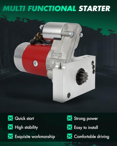Image of SCITOO Starter Compatible for Chevrolet for C1500 4.1L 1989,for Chevrolet for C1500 4.3L 1988-1989,for Chevrolet for C1500 5.0L 1988-1989 Engine Starter Motor 18493