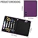 Case Holds 10 Grooming or Beauty Shears (PURPLE)