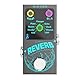 Laroal Digitaler Gitarren-Halleffektor, 9 Halltöne, Gitarreneffektpedal, Gitarreneffektpedal, Begleitung, Decay/Mix, leuchtende Bedienknöpfe