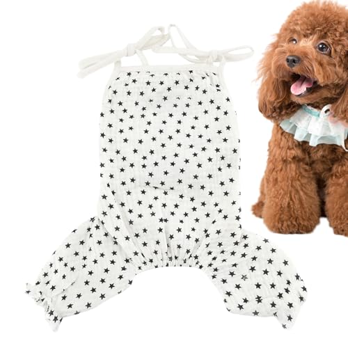 ペットドレスベスト、犬用のTシャツ - 中犬用のペット服 - 快適なハーネススカートの子犬ミディアムブリードのためのかわいいフレンチブルドッグビチョン