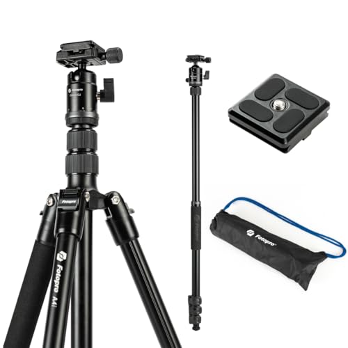 コンパクト三脚 22cm 黒 Amazon | Fotopro 186cm カメラ三脚 旅行用 ボールヘッド付き