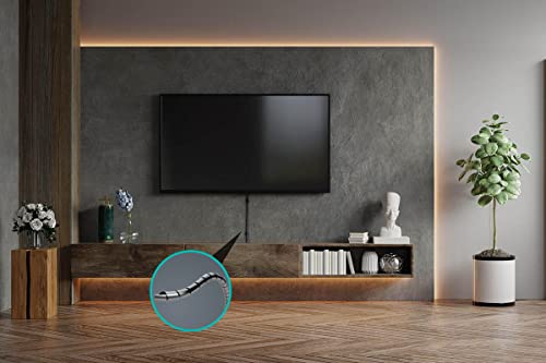 Sforplast Sfor | Organizador De Fios E Cabos | Agrupar Cabos E Organizar Ambientes (19Mm X 1 5M Pret
