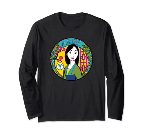 T-shirt Mulan zodiaque Bélier Disney manches longues le cadeau parfait d'anniversaire