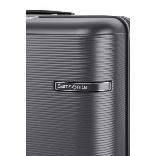 Image of Samsonite Trolley Bag Suitcase for Travel | STAREN 55 Cms Polycarbonate Hardsided Small Check-in Luggage Trolley Bag, Graphite