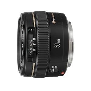 Canon EF 50mm f/1.4 USM Standard and Medium Telephoto Lens for Canon SLR Cameras, Fixed