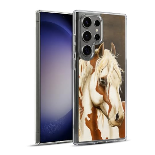 Funda de gel Samsung Galaxy S23 Ultra Lisa Sparling de caballos