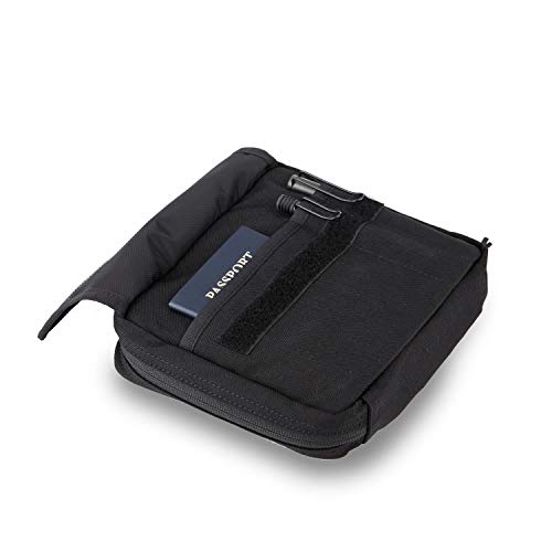 Adm Pouch Pro, Electronic Accessories Organizer, Travel Gadget Pouch For Cables, Usb Flash Drive, Plug And More, Black #TOP2