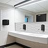 AIKE Automatic Hand Dryer & Soap Dispenser Bundle - Silver AK2630 Dryer & Brushed Stainless AK1205 Dispenser