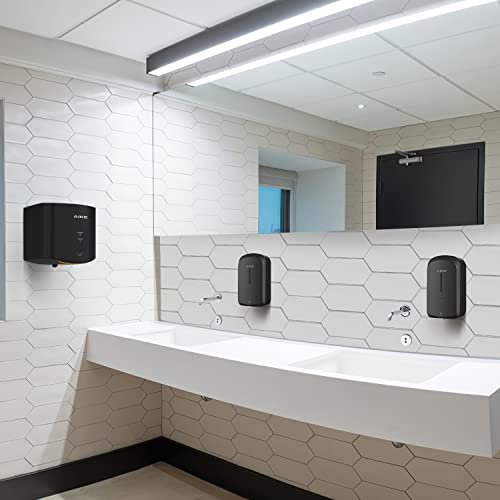 AIKE Air Wiper Compact Hand Dryer 110V 1400W Black (with 2 Pin Plug) Model AK2630