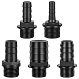 Fountain Pump Nozzle Kit, Replacement Adapters 5 Sizes Plastic Nozzles for Fish Tank, Pond, Aquarium...