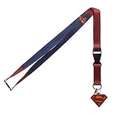 Superman Suit Texture Lanyard , Multi , One Size
