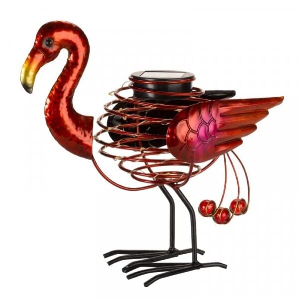 Flamingo Spiralight Solar Garden Light