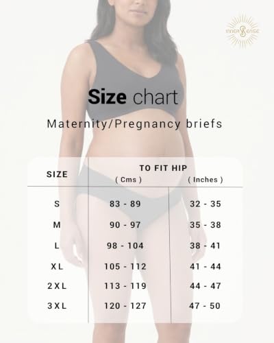 Image of Inner Sense Organic Cotton Bamboo Maternity Panties After Delivery