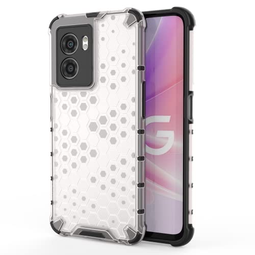 Image of Prime Retail Hard PC Back Case Cover for Oppo A77 5G Anti Slip Ultra Thin Shockproof Reinforced Corners (Transparent)