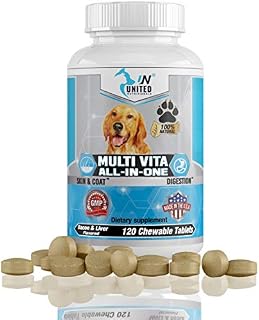 United Nutritionals - Multivitamin for Dogs, Milk Thistle for Liver and Kidney, MSM,Chondroitin