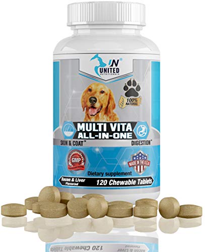 United Nutritionals - Multivitamin for Dogs, Milk Thistle for Liver and Kidney, MSM,Chondroitin