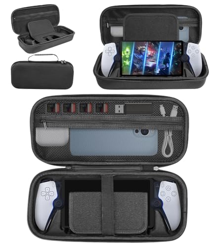 Estojo de Transporte em EVA para PS Portal Playstation 5, Proteção para Kit PS Portal Playstation 5, Preto