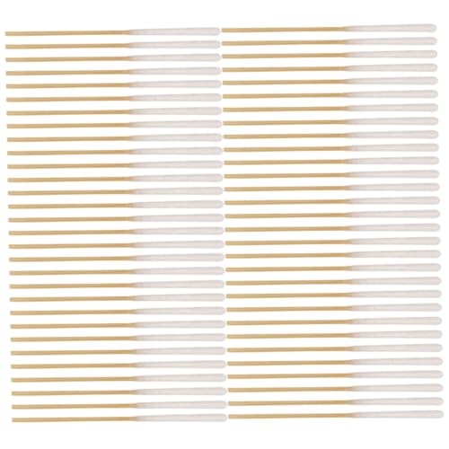 PartyKindom Disposable Cotton Swabs 60pcs Makeup Pads Facial Pads for Cleaning Beauty Accessory
