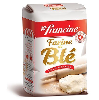 Francine Farine de Ble Tous Usages - francuska uniwersalna mąka pszenna - 1 kg marki Francine