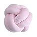 Yehapp Coussin d'oreiller de Boule de Noeud, Jouet en Peluche Doux, Coussin décoratif pour Le canapé de Maison de Voiture