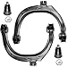 Detroit Axle - Both (2) Front Upper Control Arm Assemblies + Both (2) Front Upper Ball Joints fits Chevy Trailblazer & GMC Envoy - 10-Year Warranty…