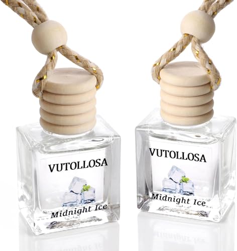 Image of 2-Pack Car Air Fresheners, Car Deodorizer, Midnight-Ice Air Freshener - Long Lasting Hanging Car Air Freshener for Men and Women, Car Scent Diffuser by VUTOLLOSA