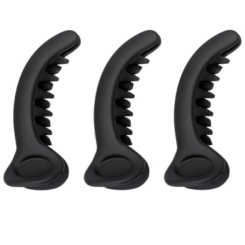 Image of Glaze Matt Finish Hair Clip for Women & Girls Pack of 3 Banana Clip (medium)