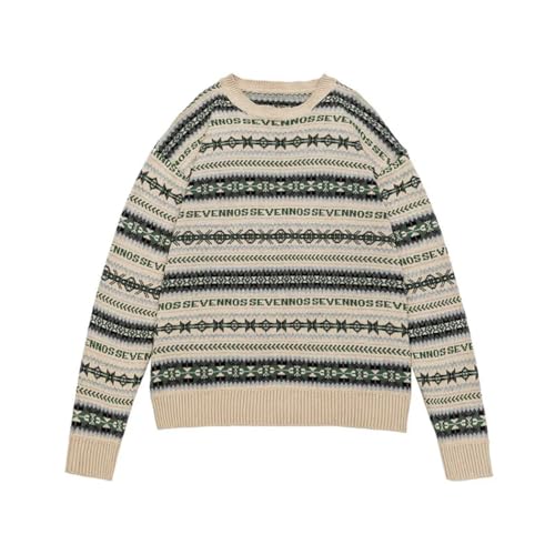 Men Oversized Goth Sweater Long Sleeve Pullover Y2K Harajuku Streetwear Knitted Top for Winter Fashion3