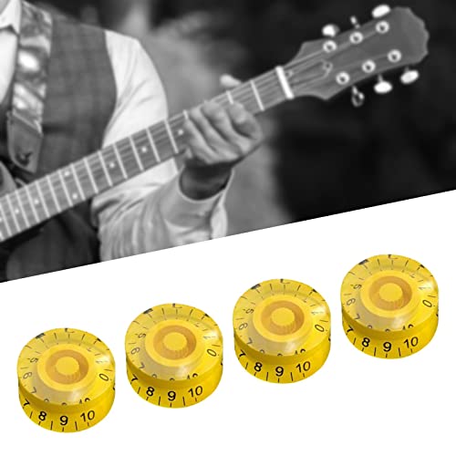 Oshhni 4 pièces potentiomètre capuchon guitare accessoires haut-forme boutons Durable Timbre haut-forme style boutons… - Les Beatles, Paul McCartney, John Lennon, RIngo Starr, George Harrison Oshhni 4 pièces potentiomètre capuchon guitare accessoires haut-forme boutons Durable Timbre haut-forme style boutons… – Image 7