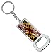 GRAPHICS & MORE Rustic Distressed Maryland State Flag Keychain Rectangle Chrome Plated Metal Bottle Cap Opener