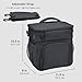 Bentgo Prep Deluxe Insulated Multimeal Bag - Lunch Box Bag, Holds 5 Meals, Premium Insulation up to 8 Hrs, Durable, Water-Resistant - Large Capacity For Adult Meal Prep (Dark Gray)